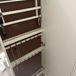 Antique Jewelry Mirror 