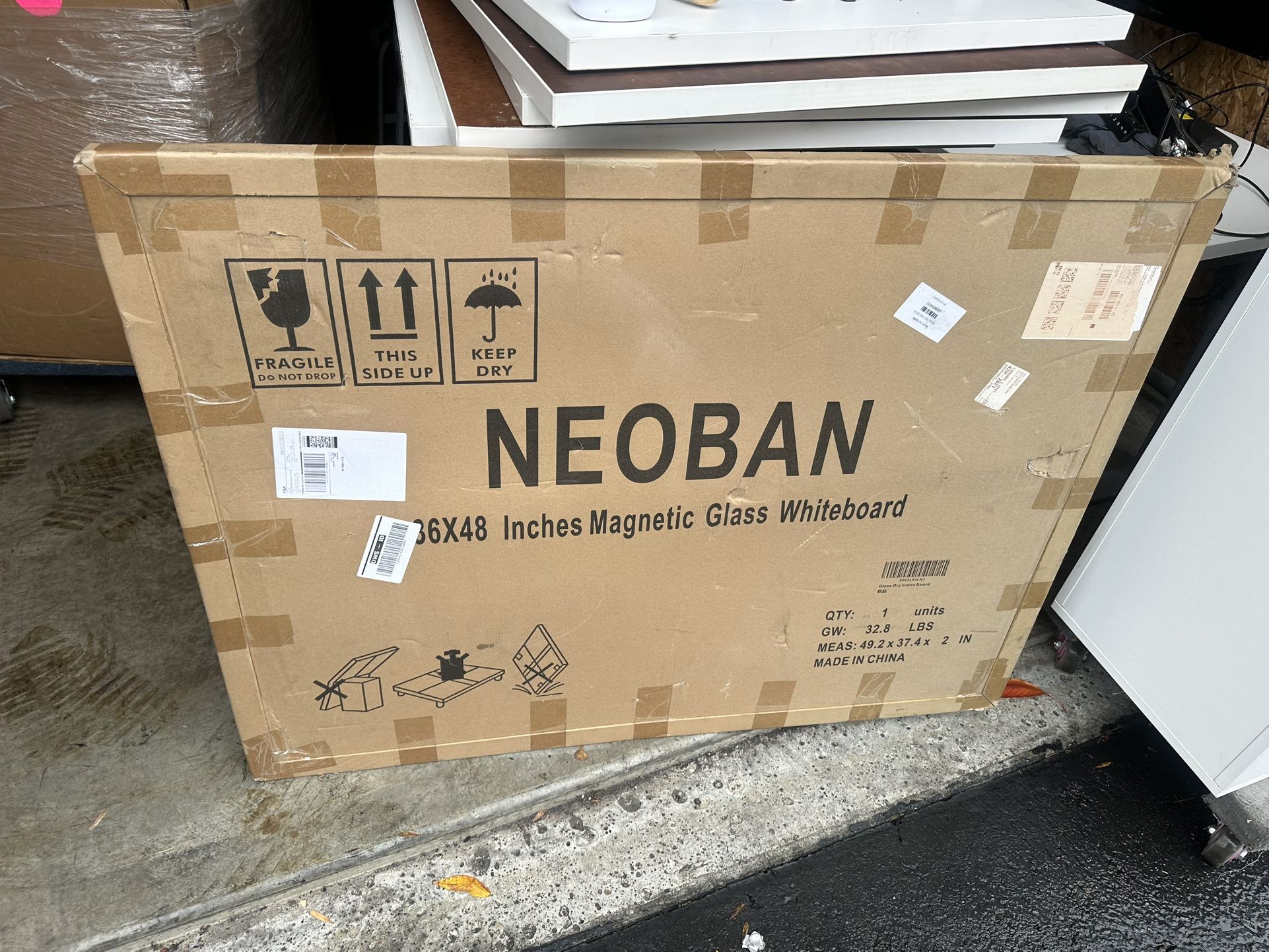 Brand New 36x48” Magnetic White Board!