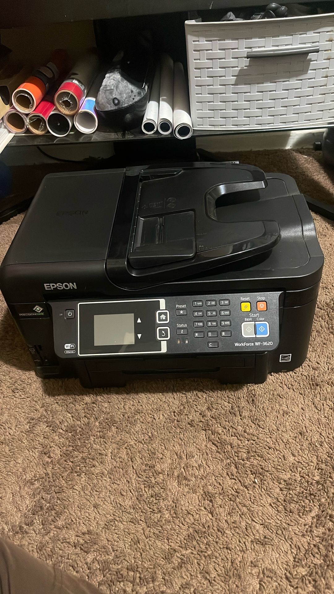 Epson 4-in-1 Printer Machine (copy,fax,scan,print Plus Wifi & Ethernet Accessible)