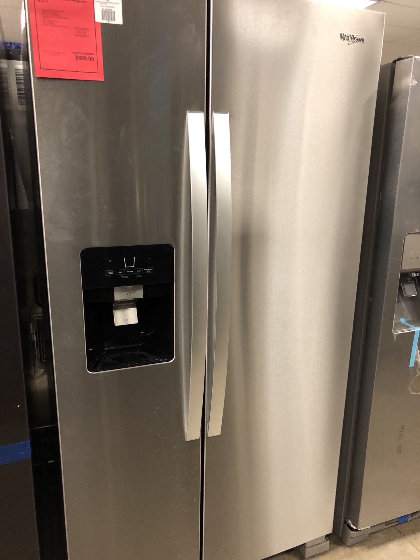 New Discounted Whirlpool Refrigerator 1yr Manufacturers Warranty