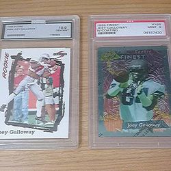 Joey Galloway Rookie[Refractor] #166 1995 Topps Finest( Rare) PSA 9