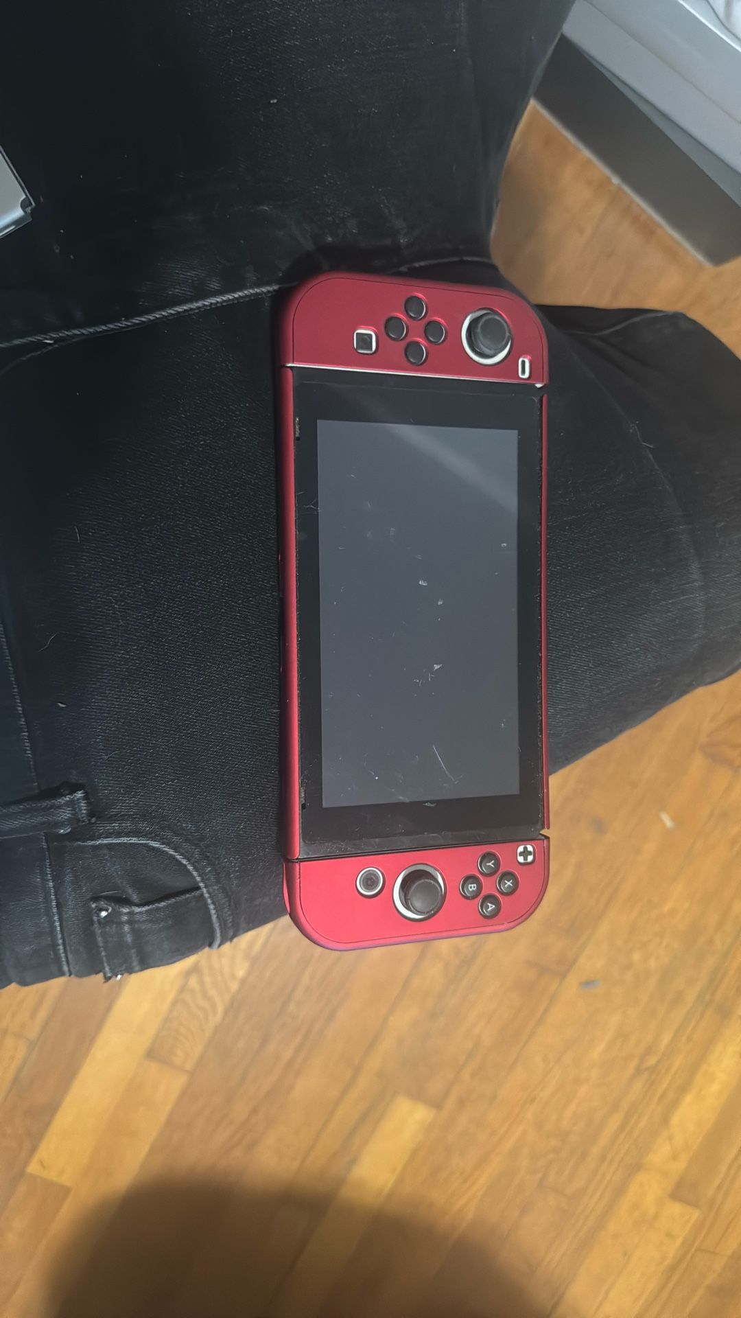 Nintendo Switch With New Controller And Case