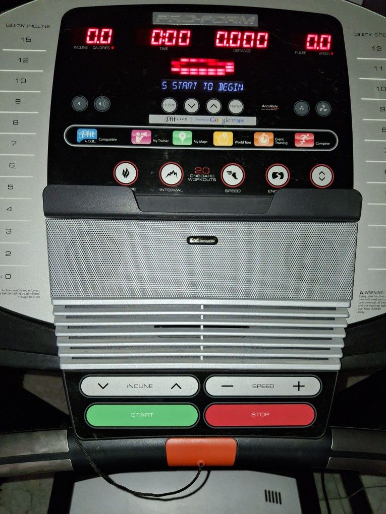 Pro Form Treadmill- Like New 