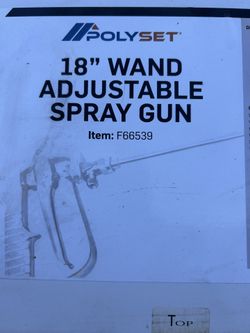 18 Inch One And Just Put Spray Gun.