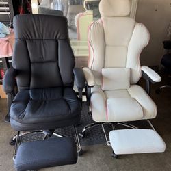 Office Chair with Footrest