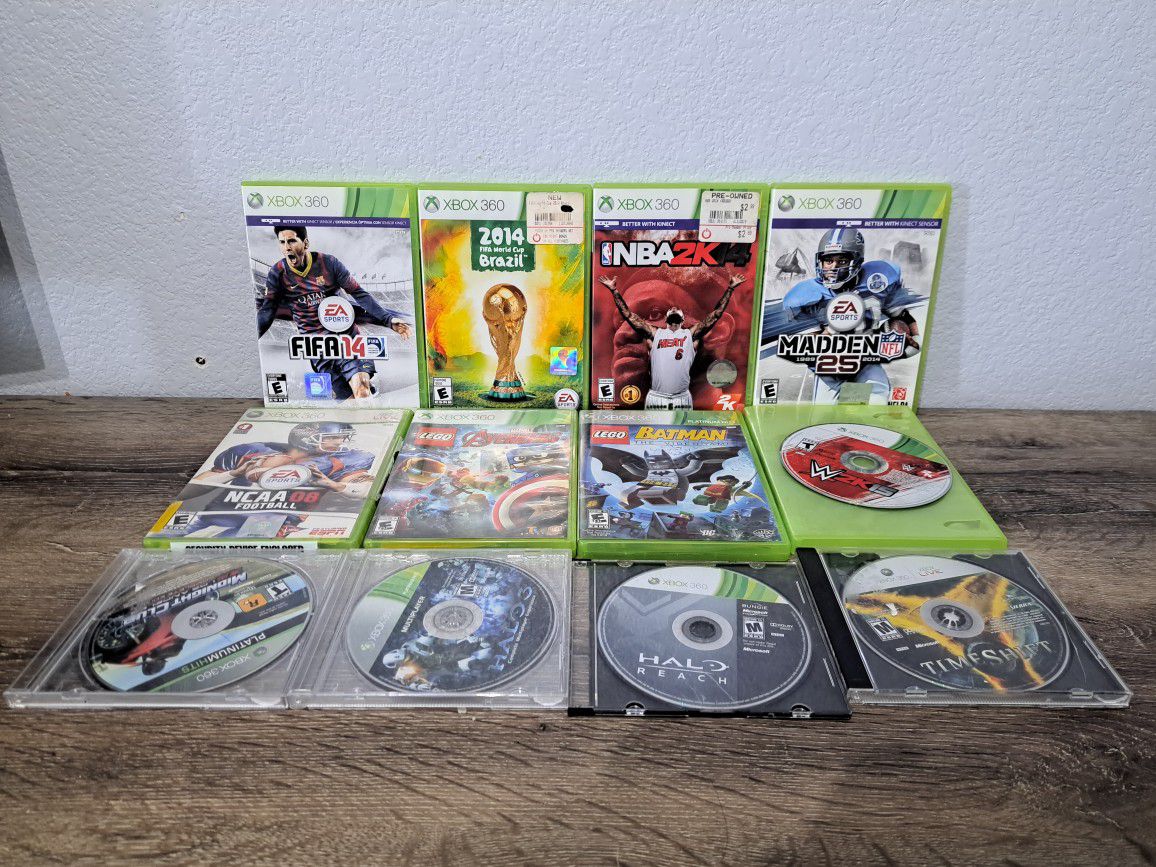 12 Xbox 360 Games