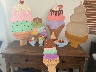 Ice cream cut outs