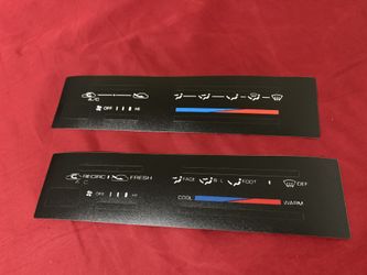 AE86 AC Climate Control Face Plate