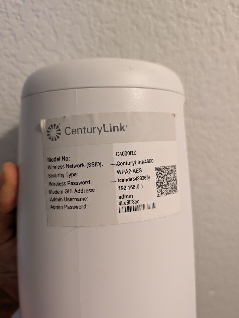 CenturyLink Internet Modem