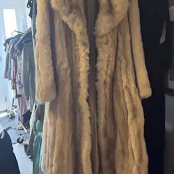 Vintage Fur Coat Full/ 3/4 Length 