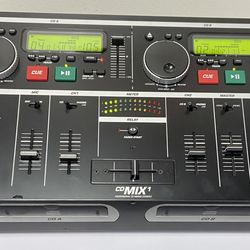 Numark CD MIX-1 Professional CD Music Mixing Console tested & works (#1129)