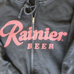 Rainier Beer Hoodie Size M