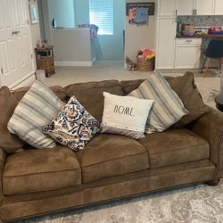 Couch and love seat