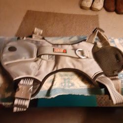 Kong DS Grey Reflective Pocket Harness ( XL)