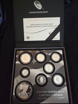 2016 Silver proof set