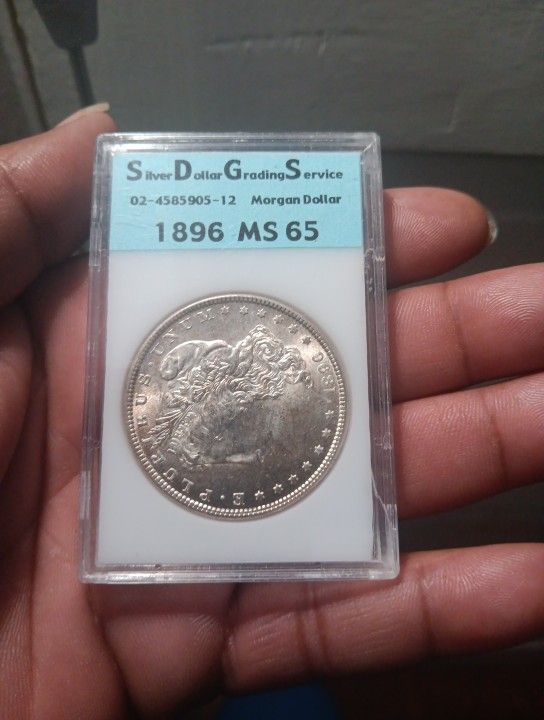 1896 Morgan Silver Dollar MS65