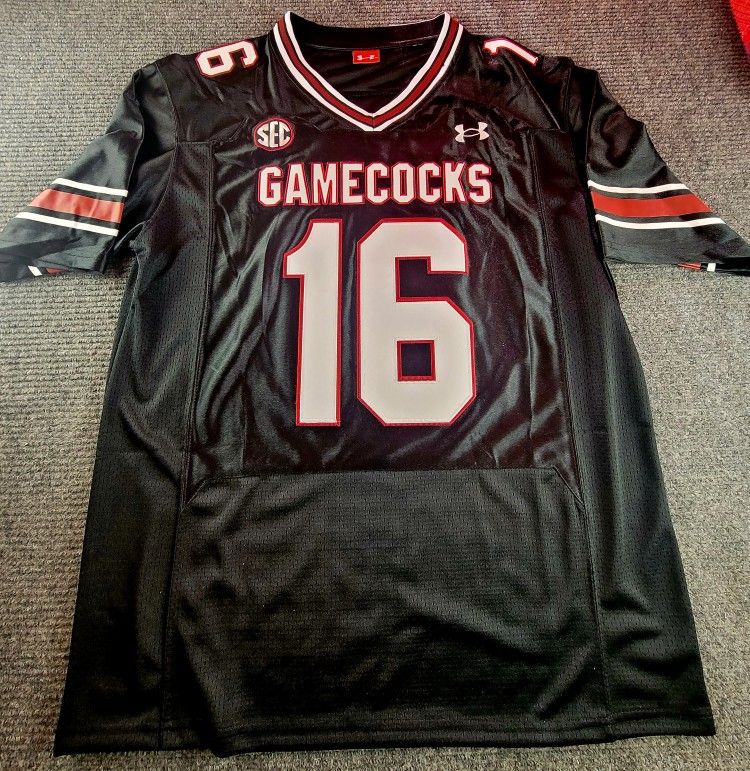 South Carolina Gamecocks Lanorris Sellers Black Stitched Football Jersey New Small-3XL