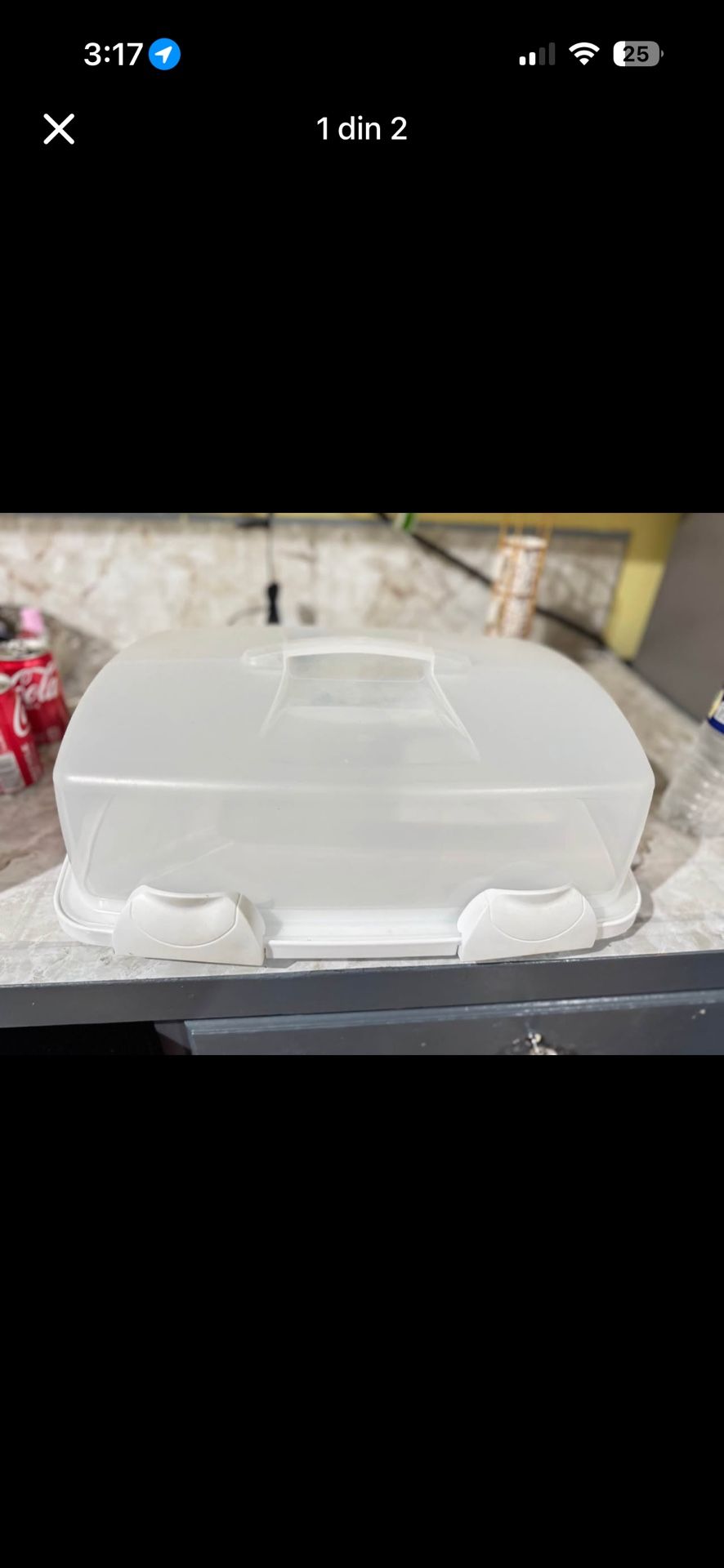 Cake Carrier With Lid