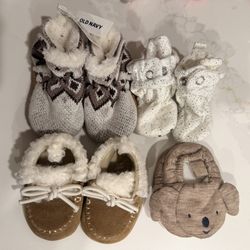 Infant Boy/neutral Slippers/shoes 