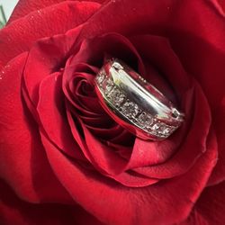 White Gold Diamond Ring 