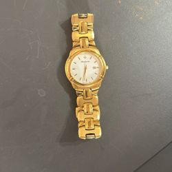 Ladies Accutron Barcelona Gold Watch