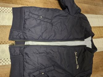 BOYS BOMBER JACKET Used- ZARA - REVERSIBLE  SIZE 6