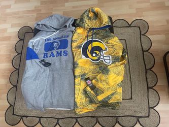 Mens NFL Rams pullover hoodies XXL