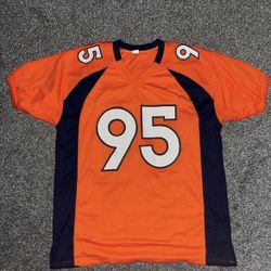 Derek Wolfe Signed Broncos Jersey