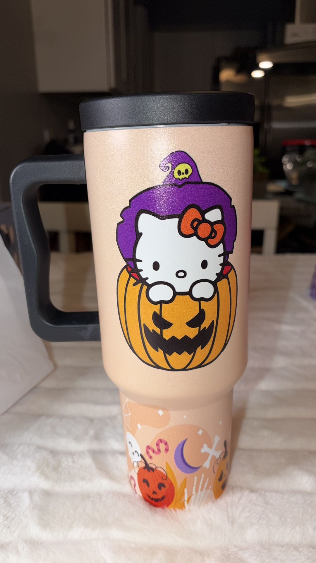 Hello Kitty Stitch Labubu Cups