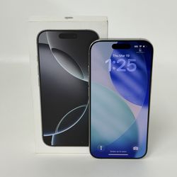 Apple iPhone 16 Pro A3083 (Unlocked) 256GB White Titanium