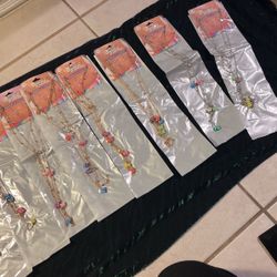 8 New In Package Belly Chains Or Necklaces 