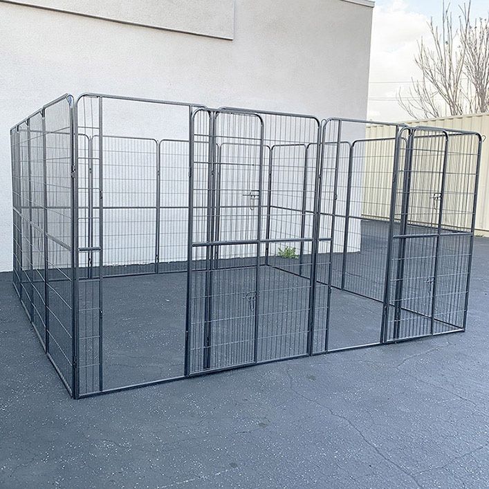 (NEW) $360 Heavy Duty 10x10x5ft Tall Pet Playpen 16 Panel Dog Crate Kennel Exercise Cage Fence