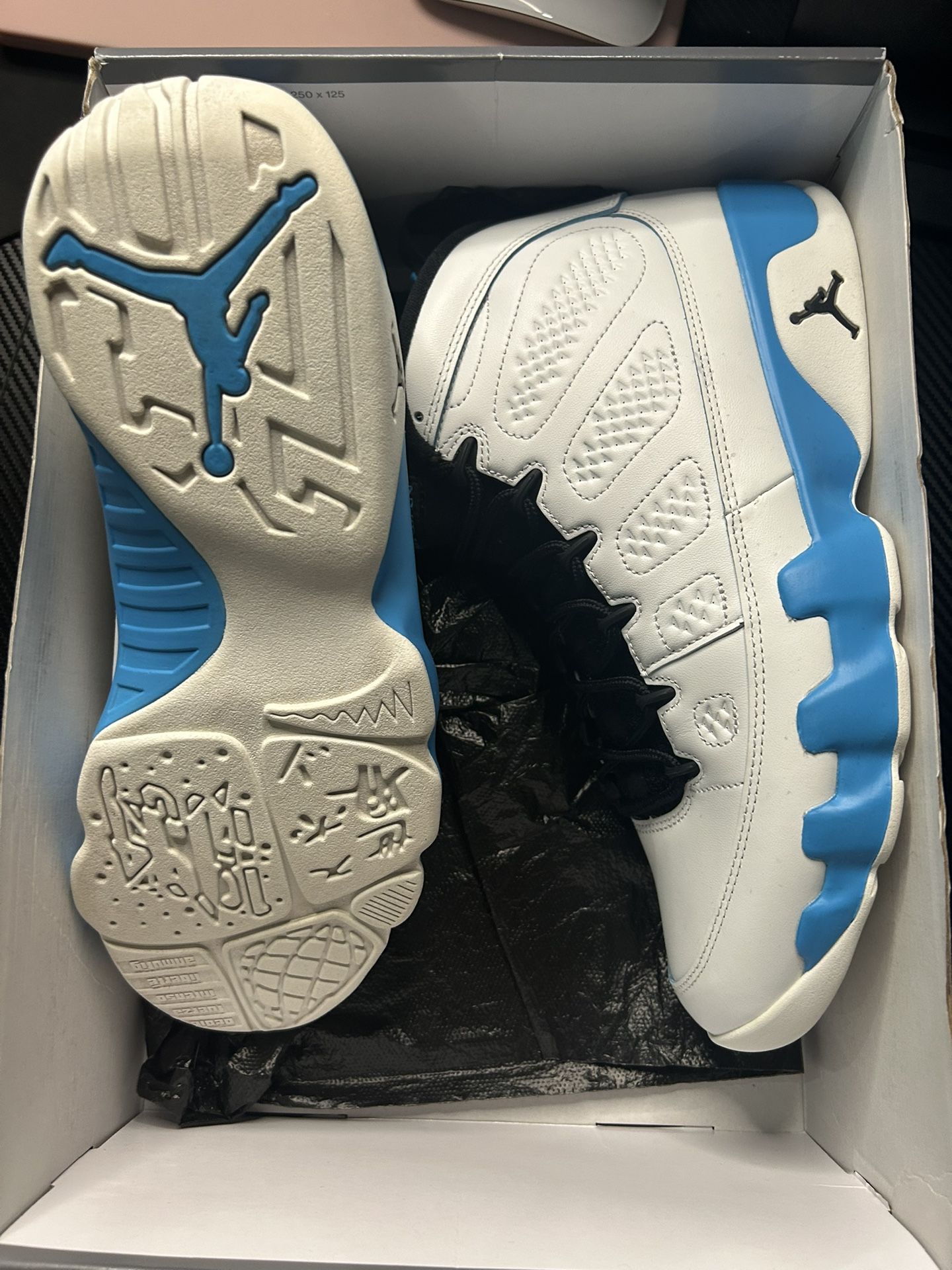 Jordan 9 Powder Blue Size 11 Used