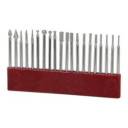 
WARRIOR Diamond Point Rotary Bit Set, 20-Piece
