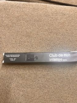 Club de nuit intense man