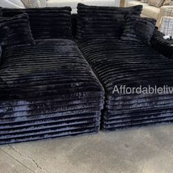 Double Chaise Sofa W/ USB Plug Brand New In Box 