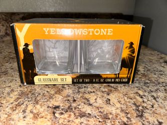 Yellowstone Dutton Ranch Glassware Set