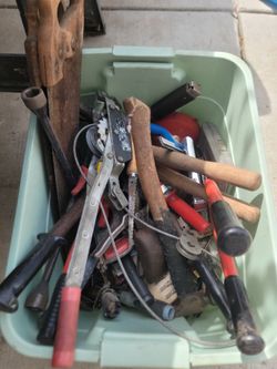 Tub of tools