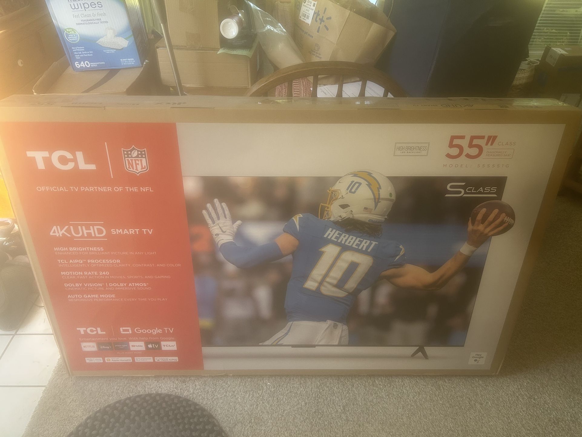 TCL 55” TV And TCL Surround Sound