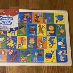 Alphabet Puzzle, 26 pieces by Real Wood Toys