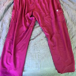Scrub Maroon Pants 2XL