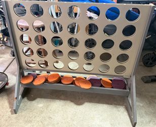 Giant Wooden Connect 4 Game – Great for Parties & Events!