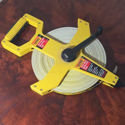 Used Empire Fiberglass 300 Foot Tape Measure.  In Nice Condition.