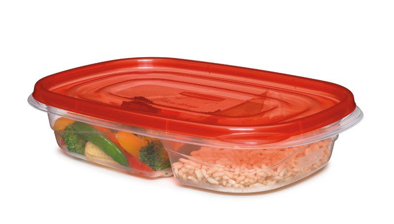 Rubbermaid 3.7 cup Clear Food Storage Container 1 pk - Case Of: 1; Each Pack Qty: 3; Total Items Qty: 3