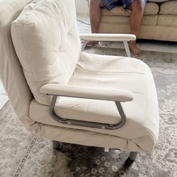 Portable chair bed adjustable back bed to watch movies brand new  $175 obo
