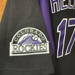 Todd Helton Mitchell and Ness Colorado Rockies Throwback Jersey