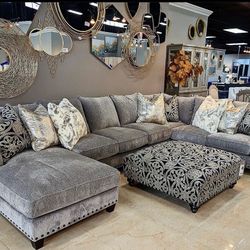 Sectional Chaise Sofa Loveseat 