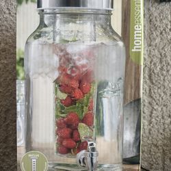 1.5 Gallon Glass Dispenser With Infuser 