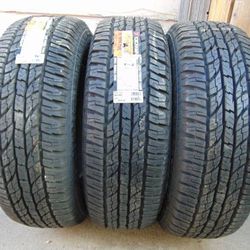 4 New Old Stock 265 70 18 Yokohama Geolandar AT G015 Tires *4PLY*2018* - $550 (Aurora)