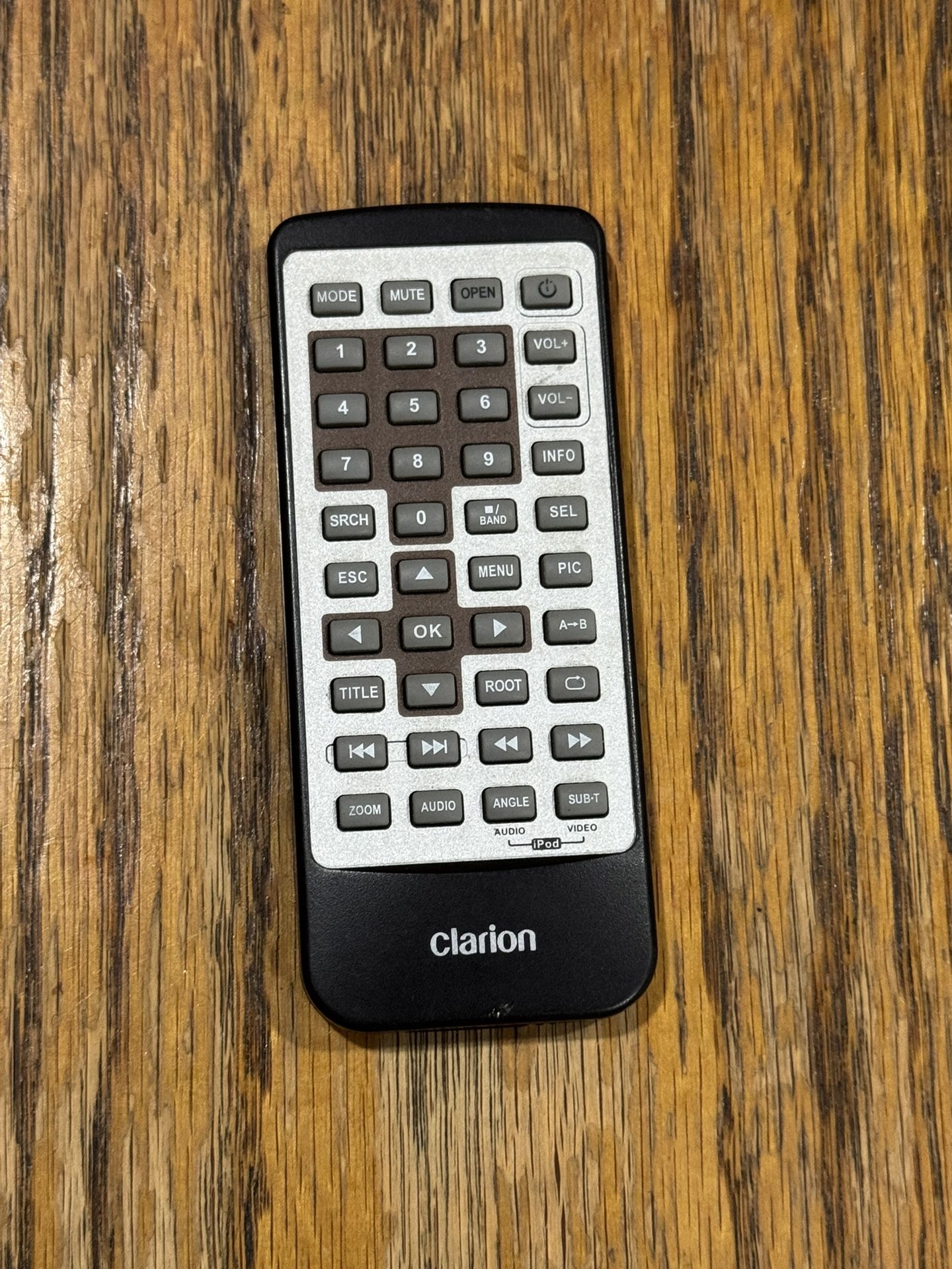 Clarion Remote Only As Pictures